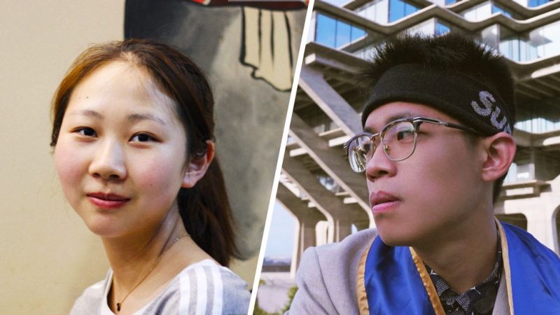 Head shots of Amazon Fellows Qing Guo and Yi Zeng